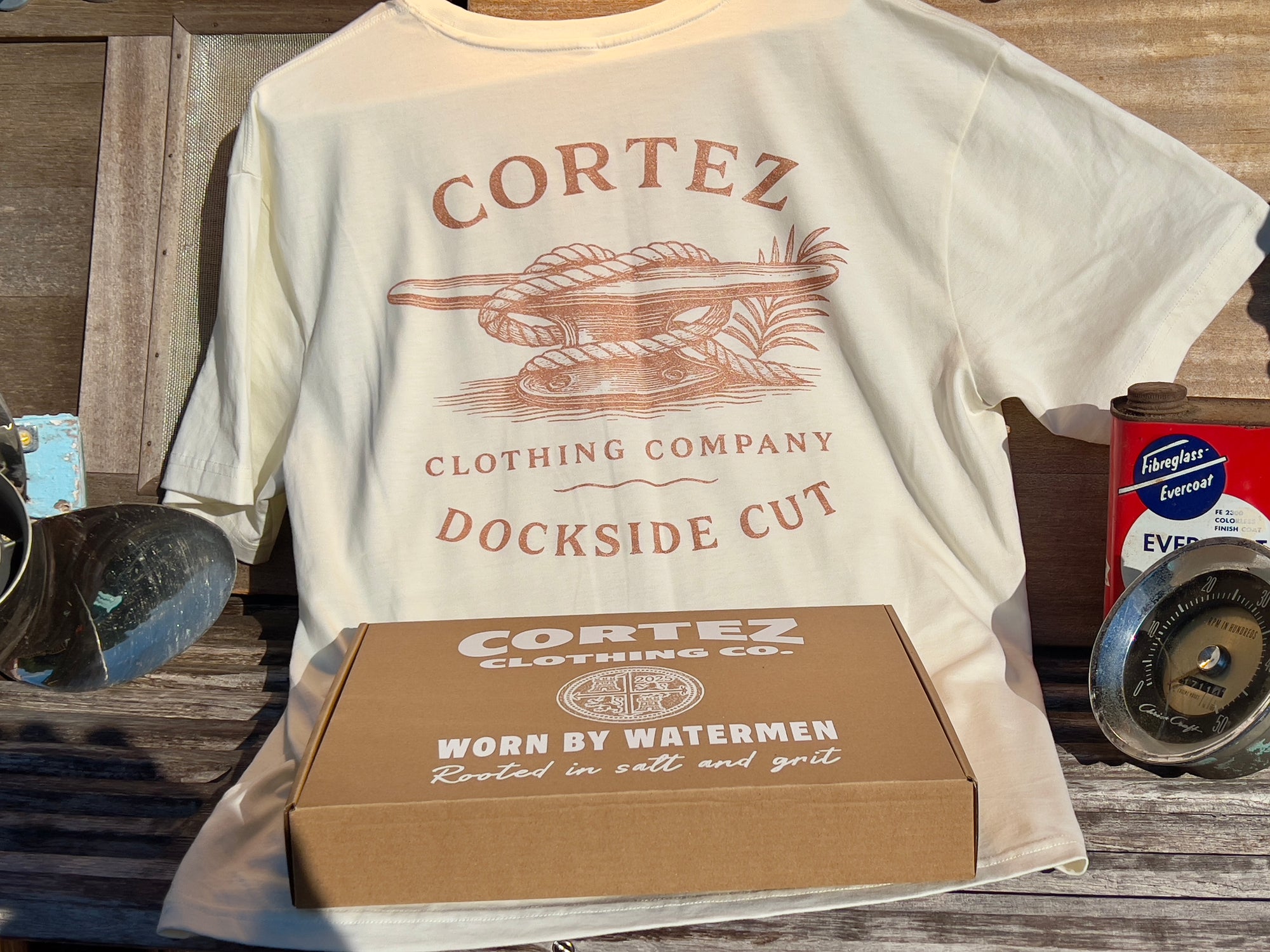Dock Side Cut/ Cleat Line Tee SUPIMA COTTON Tee Shirt