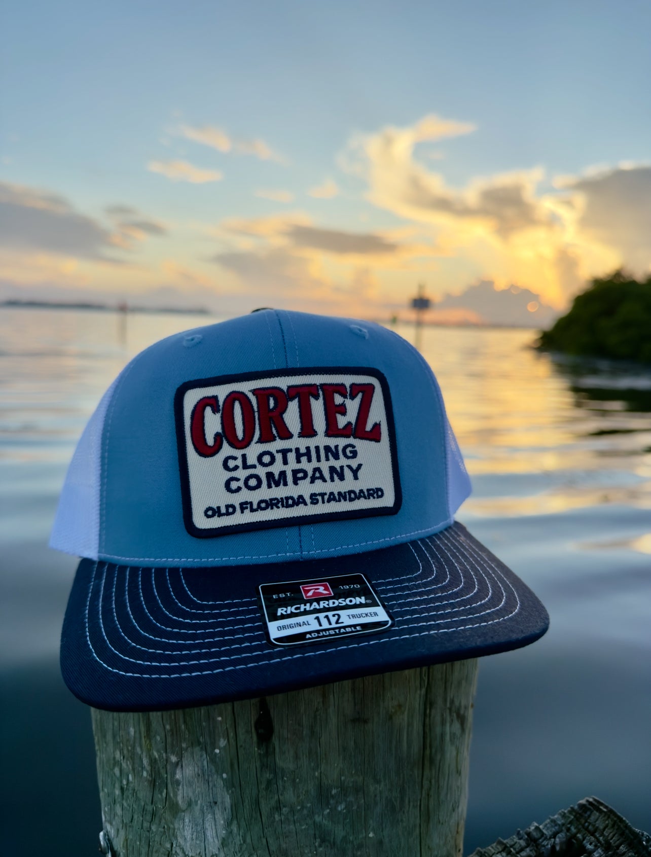 Coastal Blue Old Florida Standard Hat – Cortez Clothing Company